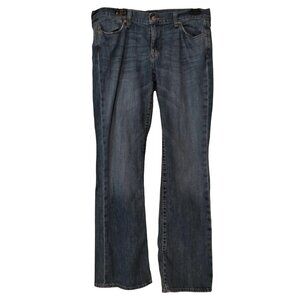 OLD NAVY FLIRT JEANS SZ10 Short Med Blue Bootcut Y2K Festival Bella Swan 2007